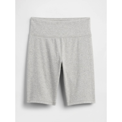 Gap dívčí žebrované biker shorts šedá