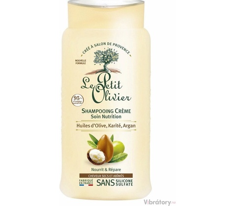 Le Petit Olivier šampon pro suché a poškozené vlasy Oliva bambucké máslo a arganový olej 250 ml