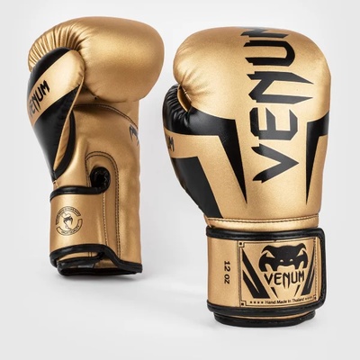 VENUM Боксови Ръкавици Venum Elite Gold/Black - 14 oz