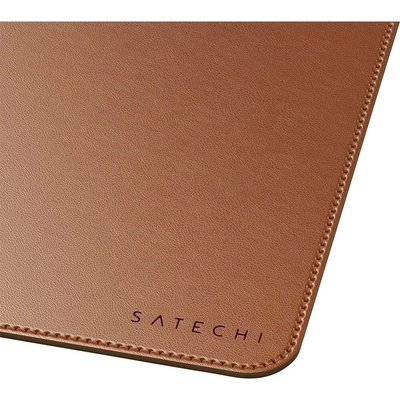 Satechi Vegan Leather Desk Pad St-Lpdmn Brown
