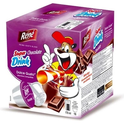 Café René Super drink Chocolate 16 kapslí