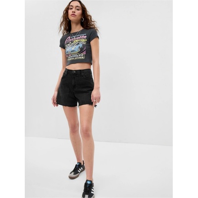 GAP dámské kraťasy Džínové high rise Černé