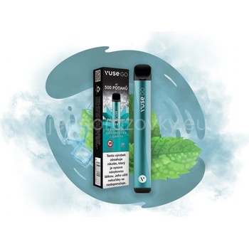 vuse go peppermint ice 20mg Vuse GO Peppermint Ice 20 mg 500 potáhnutí od 145 Kč