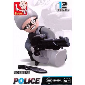 Sluban B0586L Figurky Policajti a zloději 1 ks