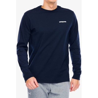 Patagonia L/S P-6 Logo Responsibili-Tee new navy