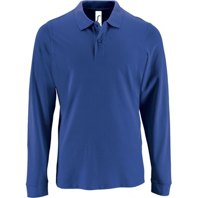 Soľs Perfect Lsl pánske polo tričko dlhý rukáv royal blue