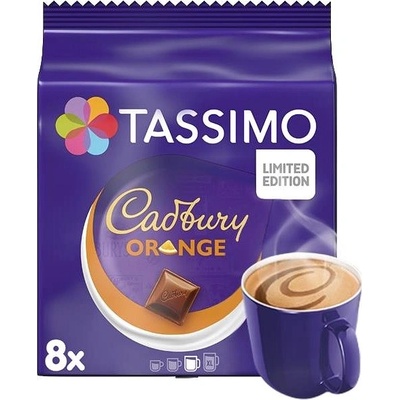 Jacobs Douwe Egberts Tassimo Cadbury Orange horká čokoláda 8 ks