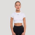 GymBeam Дамски кроп топ Flow White L