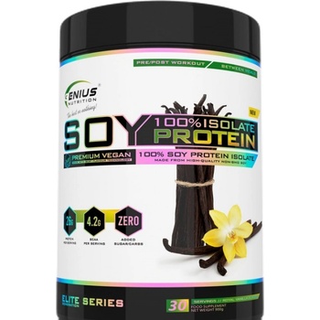 GENIUS NUTRITION Soy Protein Isolate [900 грама] Ванилия