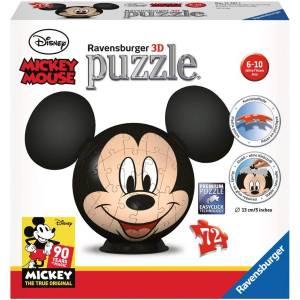 Ravensburger 3D пъзел Ravensburger от 72 части - Дисни, Мики Маус (11761) - ozone