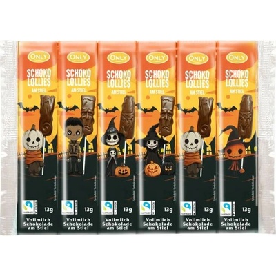 Only Halloween čokoládové lízátka 6 x 13 g
