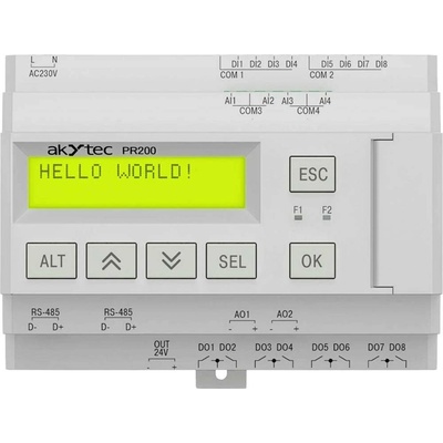 akYtec PR200.24.3.2 148385 Řídicí relé pro PLC 24 V/DC
