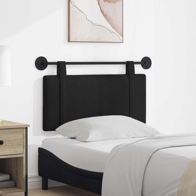 vidaXL Висяща табла Монтиране на стена Черен 90 x 55 x 5 см текстил (42031318)