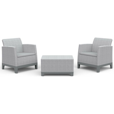 Keter SCANDI FORMA BALCONY Ash grey/Storm grey – Zboží Mobilmania