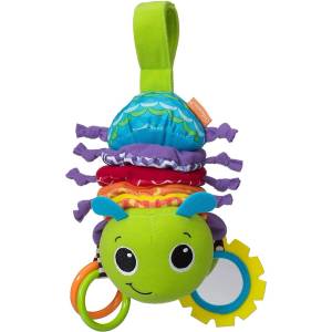 Infantino Музикална плюшена играчка Infantino - Гъсеница, 33 cm (IN005366)