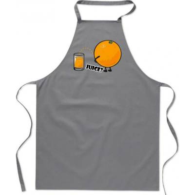 Povidlo.cz Zástěra Juice Šedá