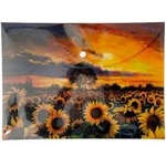 Narcissus Envelope Briefcase PP A4 Sunflower