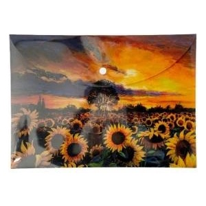 Narcissus Envelope Briefcase PP A4 Sunflower