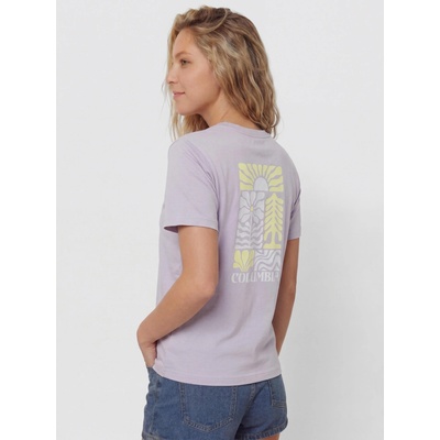 Columbia Rolling Bend Graphic Oversized lavender pearl floral groove