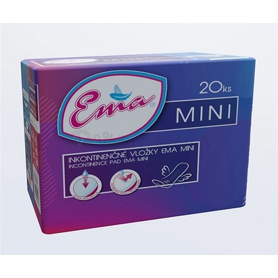 Ema Mini Inkontinenčné vložky s krídelkami 20 ks