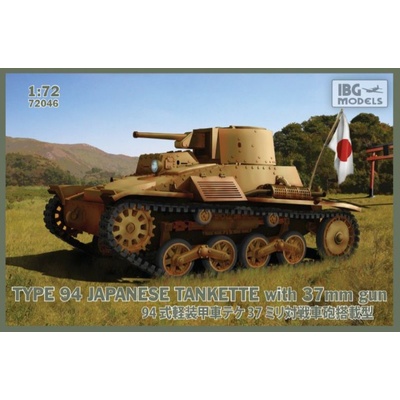 IBG Models Type 94 Japanese Tankette w/ 37mm Gun 1:72