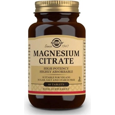 Solgar Magnesium Citrate 60 tabliet