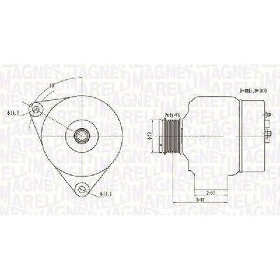 Generátor MAGNETI MARELLI 063731300010