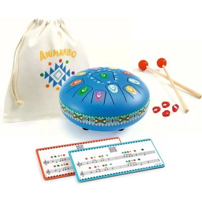 Djeco - Veľký tongue drum - 11 tónov uni