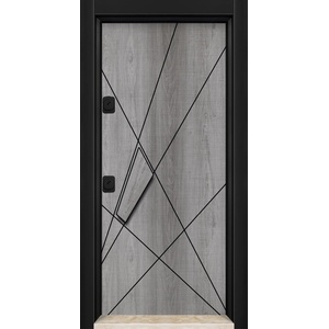 Starsteeldoor Блиндирана врата a-o-01 Сив дъб (цена без монтаж)