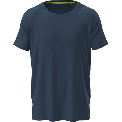 Stedman mesh raglan st8410 / Мъжка спортна риза с реглан - тъмносиня (st8410navxl)