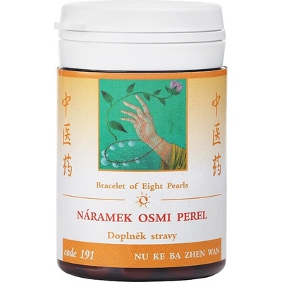TCM Herbs NÁRAMOK Z ÔSMYCH PERÁL NU KE BA ZHEN WAN 100 tabliet 30 g