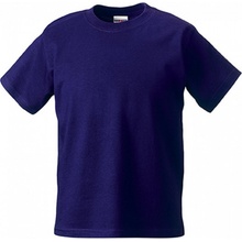 Russell měkčené tričko fialová Z180