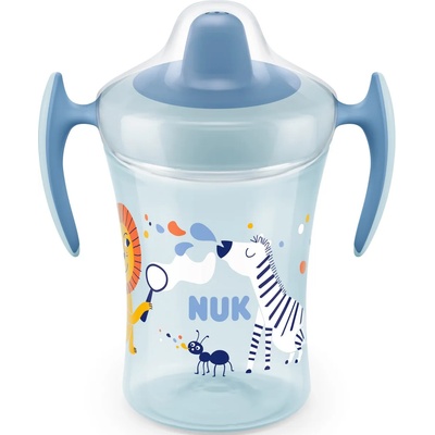Nuk Чаша с мек накрайник Nuk Evolution - Trainer cup, 230 ml, за момче (10255608)