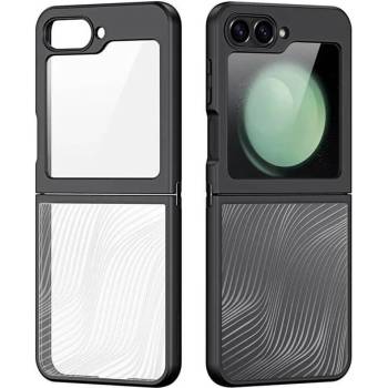 Dux Ducis Тънък Калъф за Samsung Z Flip 7 FE/Z Flip 6, Dux Ducis Aimo Case, Черен (6934913007310)