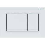 Geberit Sigma20 - Бутон за казанче за двойно промиване, бяло/бял мат 115.883. 11.1 (115.883.11.1)
