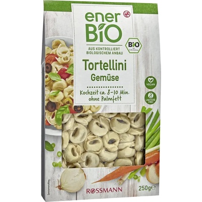 EnerBiO BIO tortelliny plněné zeleninou250 g