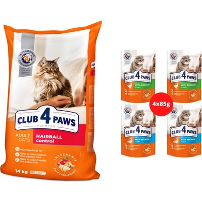 Club4Paws Premium pre dlhosrsté mačky 14 kg