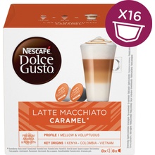 Nescafé Dolce Gusto Latte Macchiato Caramel kávové kapsule 16 ks