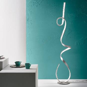 Ondaluce - LED димируема подова лампа LUMEN LED/30W/230V сребриста (OND0060)