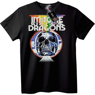 NOONEBRAND Тениска Imagine Dragons Skull - XL, Black
