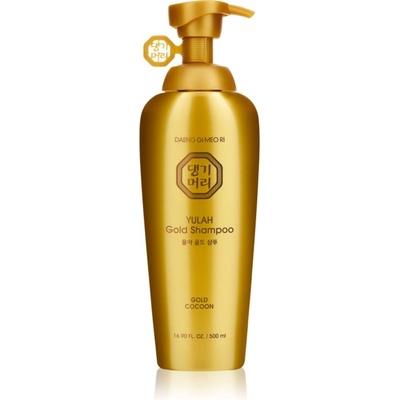 Daeng Gi Meo Ri Yula Gold Shampoo интензивен подхранващ шампоан за подсилване и блясък на косата 500ml