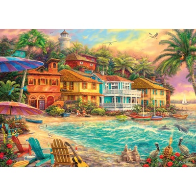 KS Games - Puzzle Pinson: Island Time - 1 000 piese