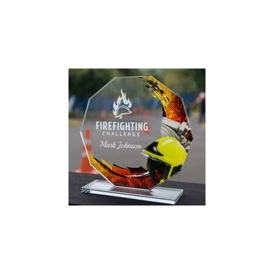 Poháry Bauer Skleněná trofej CR2024301M32 Hasiči
