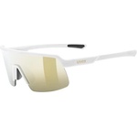 uvex Детски очила за колоездене Uvex Kid's Dyrt Junior Mirror S3 Cycling glasses - White Matt / Gold Mirror - размер One Size (205-7489-0611)
