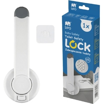 SIPO Предпазен механизъм за тоалетна седалка Sipo - Бял (SBS-TL1)