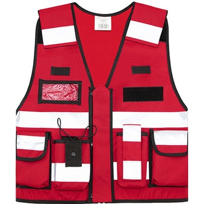 Korntex Bonn reflexní vesta pro speciální jednotky KX040 Red