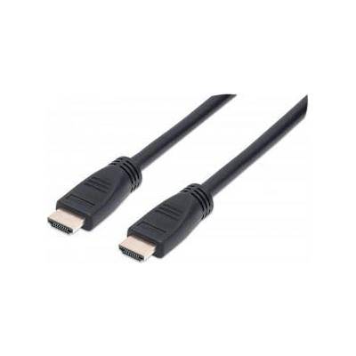 HDMI кабел с Ethernet за монтаж в стена MANHATTAN CL3 HEC ARC 3D 4K MM Shielded Черен, 353977