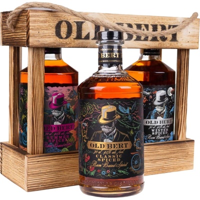 Old Bert 40% 3 x 0,7 l (set)