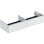 Geberit Стенен шкаф Geberit One с 2 чекмеджета, матово бял, 135 см (505.076.00.2)