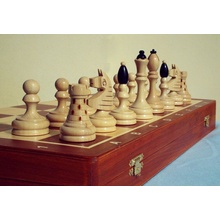 Česká klubovka Original s dřevěnou intarzovanou šachovnicí